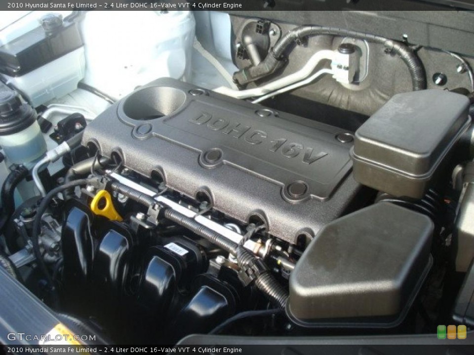 2.4 Liter DOHC 16-Valve VVT 4 Cylinder Engine for the 2010 Hyundai Santa Fe #39414225