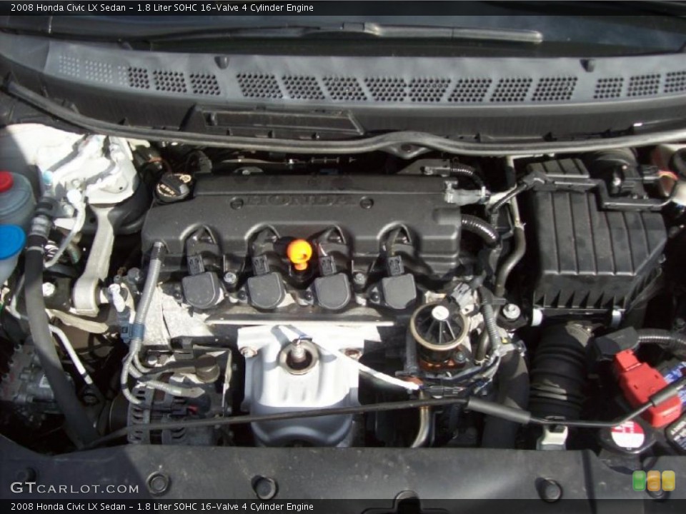 1.8 Liter SOHC 16-Valve 4 Cylinder Engine for the 2008 Honda Civic #39416033