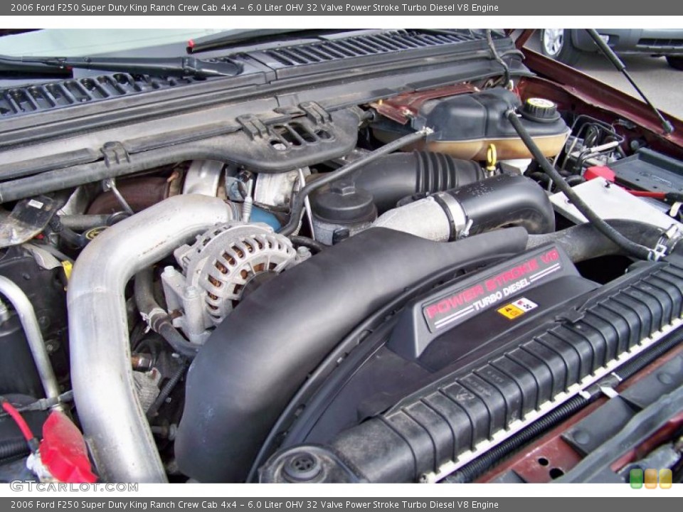 6.0 Liter OHV 32 Valve Power Stroke Turbo Diesel V8 Engine for the 2006 Ford F250 Super Duty #39419993