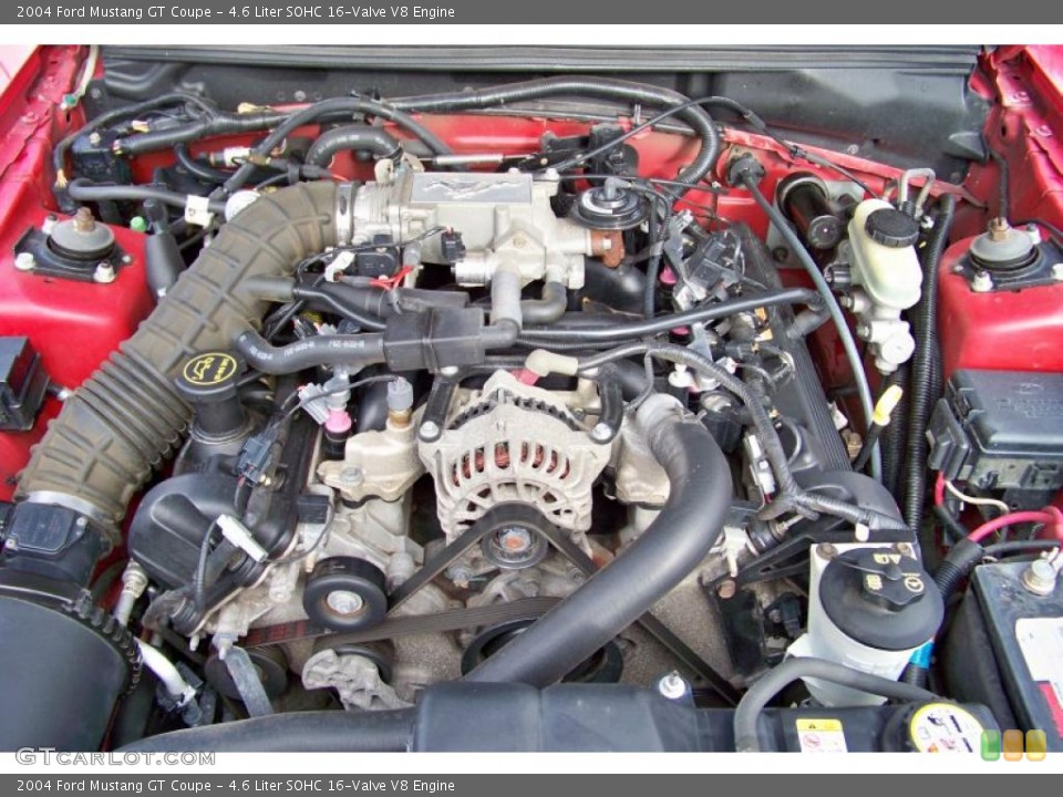 4.6 Liter SOHC 16-Valve V8 Engine for the 2004 Ford Mustang #39420517