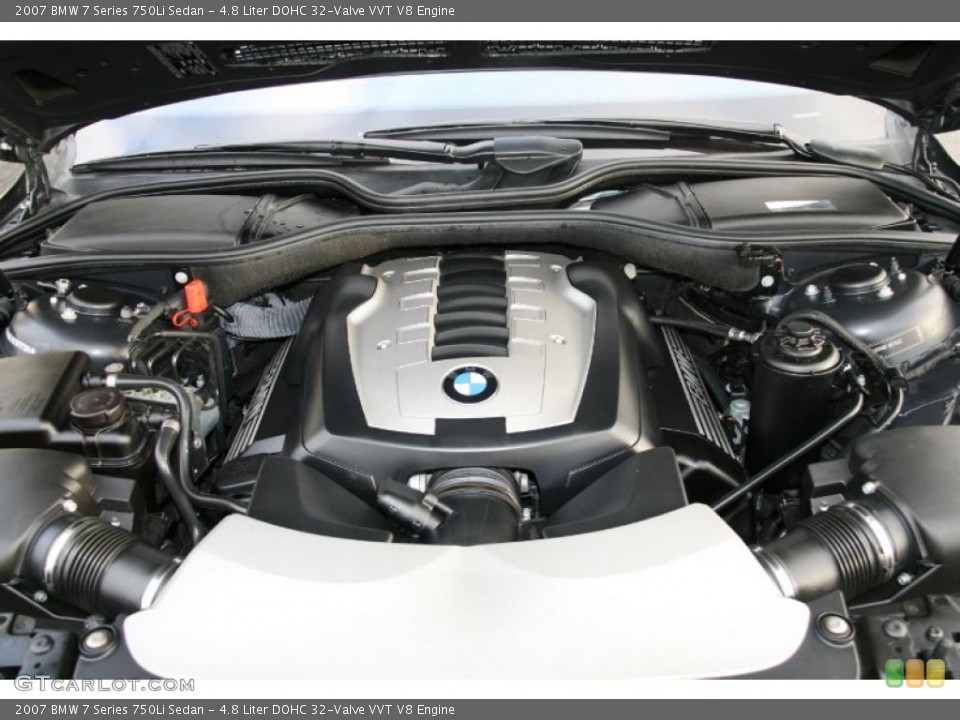 4.8 Liter DOHC 32-Valve VVT V8 Engine for the 2007 BMW 7 Series #39422457