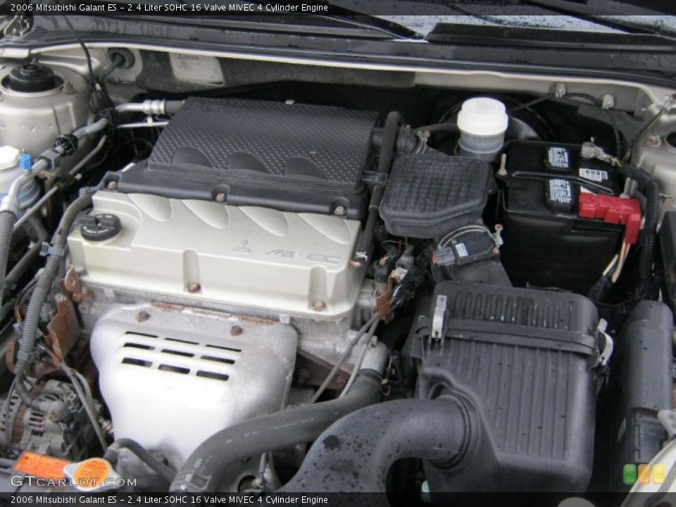 2.4 Liter SOHC 16 Valve MIVEC 4 Cylinder Engine for the 2006 Mitsubishi Galant #39423218