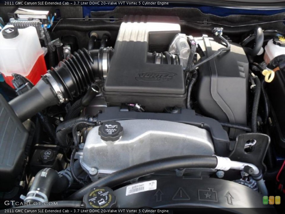 3.7 Liter DOHC 20-Valve VVT Vortec 5 Cylinder Engine for the 2011 GMC Canyon #39426066