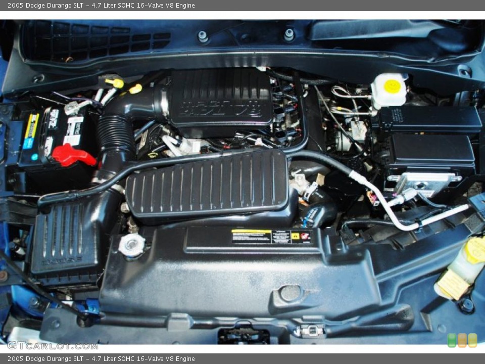 4.7 Liter SOHC 16-Valve V8 Engine for the 2005 Dodge Durango #39428010