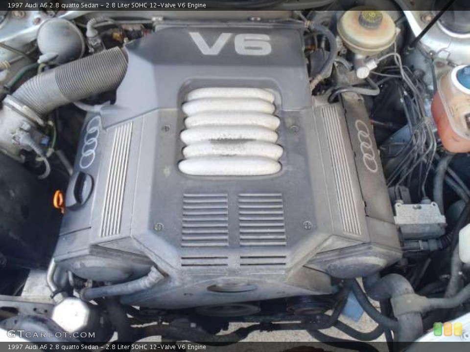 2.8 Liter SOHC 12-Valve V6 1997 Audi A6 Engine