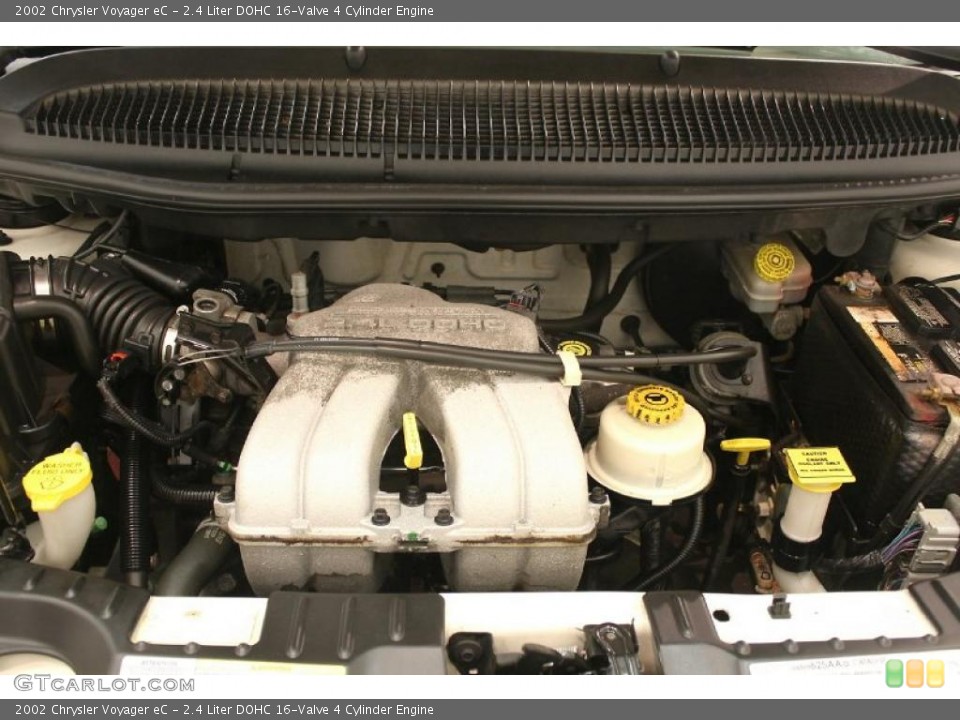 2.4 Liter DOHC 16-Valve 4 Cylinder 2002 Chrysler Voyager Engine