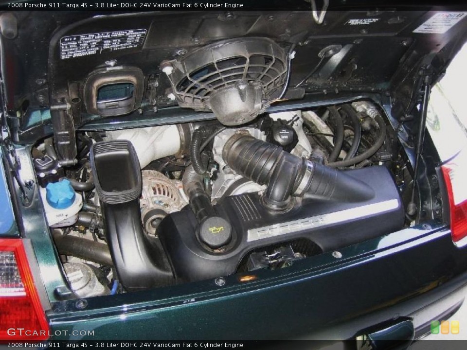 3.8 Liter DOHC 24V VarioCam Flat 6 Cylinder Engine for the 2008 Porsche 911 #39450682