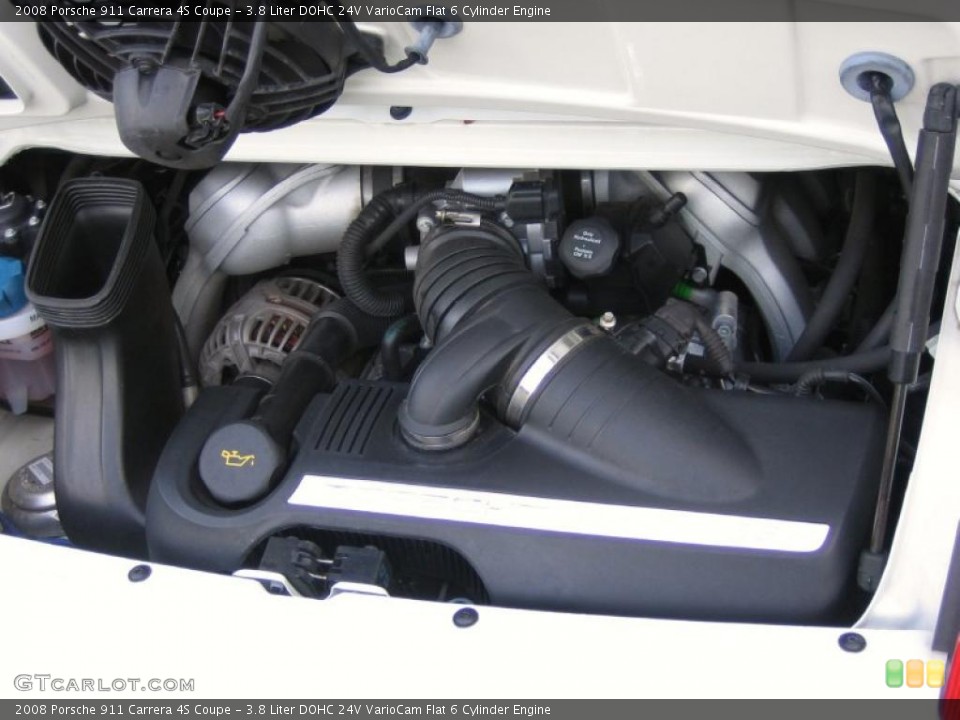 3.8 Liter DOHC 24V VarioCam Flat 6 Cylinder Engine for the 2008 Porsche 911 #39453930