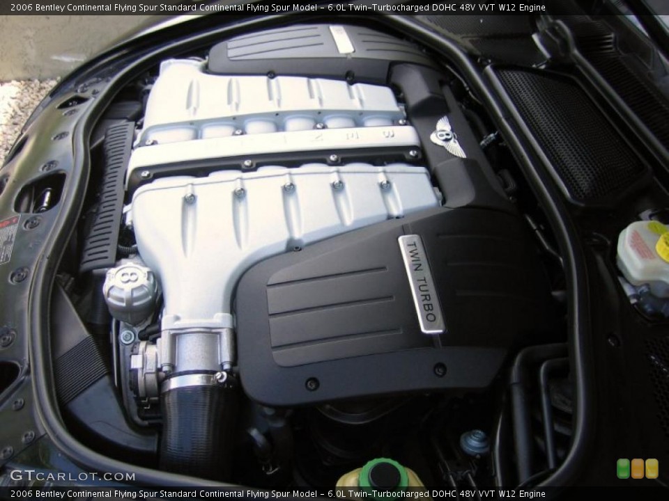 6.0L Twin-Turbocharged DOHC 48V VVT W12 Engine for the 2006 Bentley Continental Flying Spur #39454886