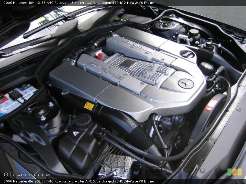 5.4 Liter AMG Supercharged SOHC 24-Valve V8 Engine for the 2006 Mercedes-Benz SL #39457210