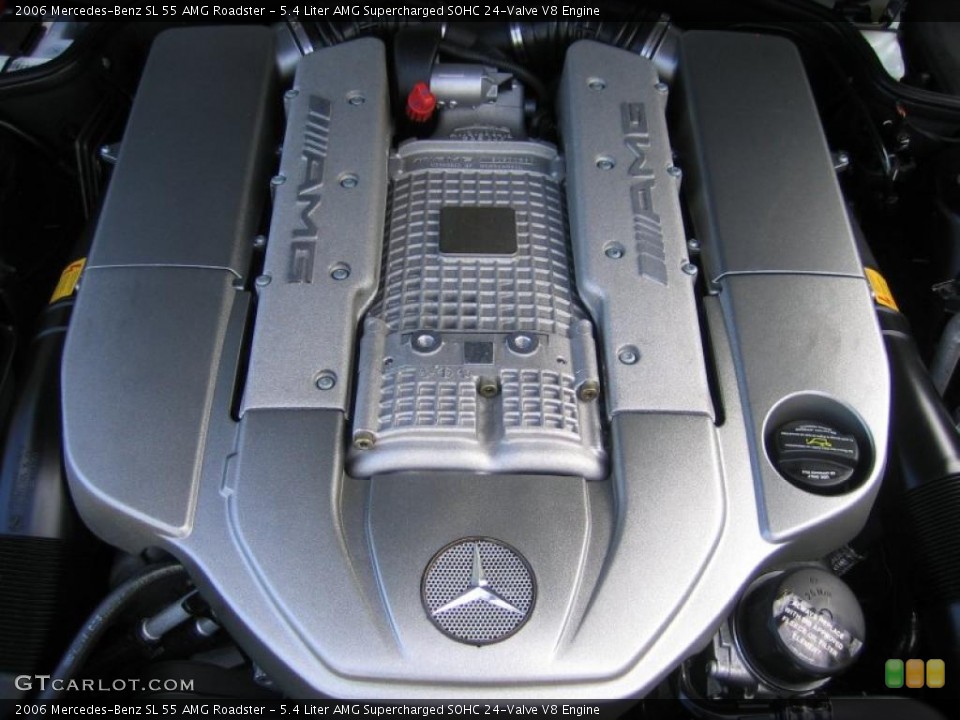 5.4 Liter AMG Supercharged SOHC 24-Valve V8 Engine for the 2006 Mercedes-Benz SL #39457230