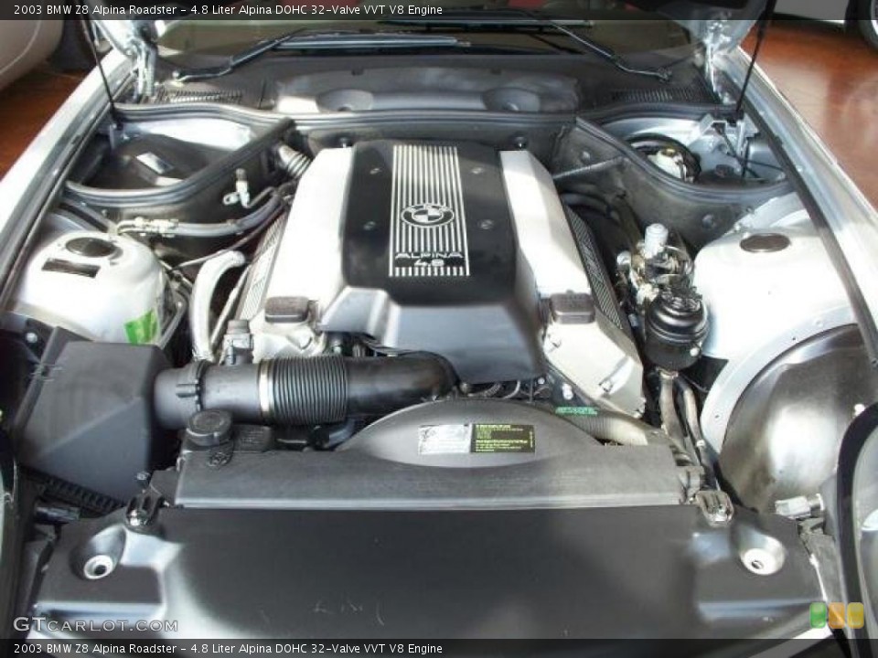 4.8 Liter Alpina DOHC 32-Valve VVT V8 Engine for the 2003 BMW Z8 #39458786