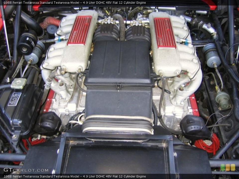 4.9 Liter DOHC 48V Flat 12 Cylinder Engine for the 1988 Ferrari Testarossa #39460250