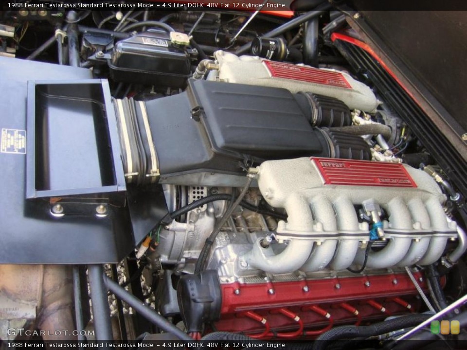 4.9 Liter DOHC 48V Flat 12 Cylinder Engine for the 1988 Ferrari Testarossa #39460262
