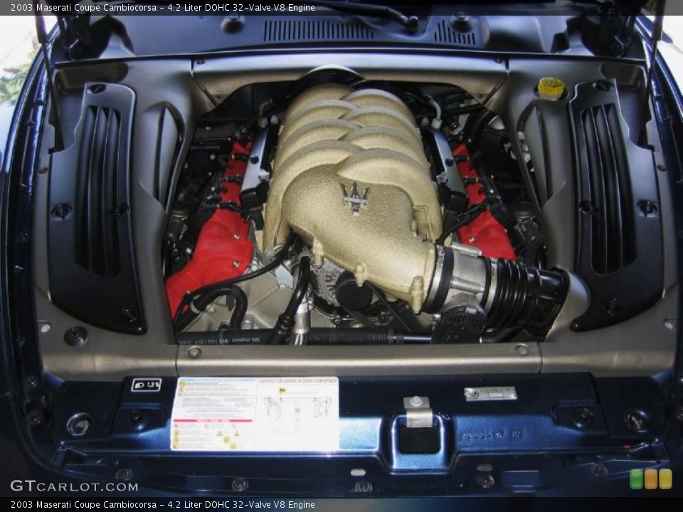 4.2 Liter DOHC 32-Valve V8 Engine for the 2003 Maserati Coupe #39464094