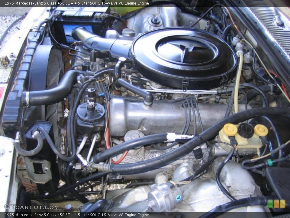 4.5 Liter SOHC 16-Valve V8 Engine Engine for the 1975 Mercedes-Benz S Class #39468418