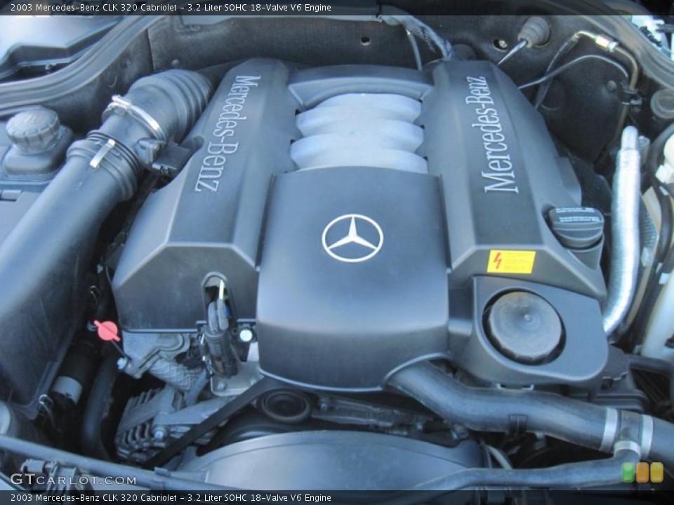 3.2 Liter SOHC 18-Valve V6 Engine for the 2003 Mercedes-Benz CLK #39493444