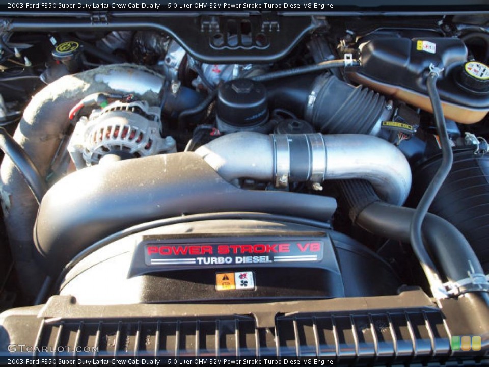 6.0 Liter OHV 32V Power Stroke Turbo Diesel V8 Engine for the 2003 Ford F350 Super Duty #39505866