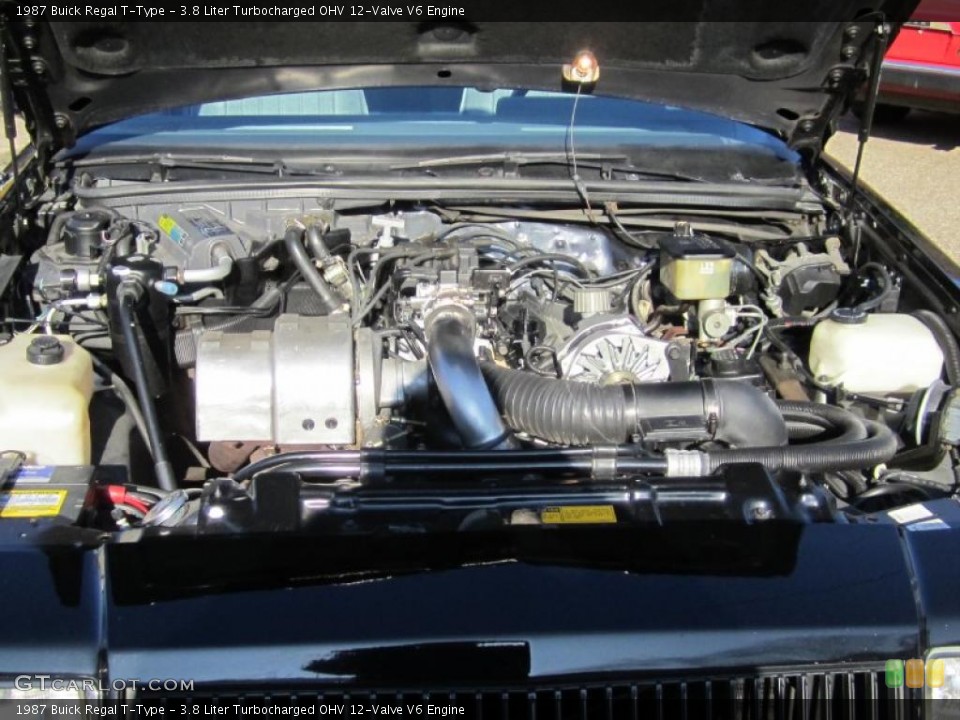 3.8 Liter Turbocharged OHV 12-Valve V6 Engine for the 1987 Buick Regal #39508348