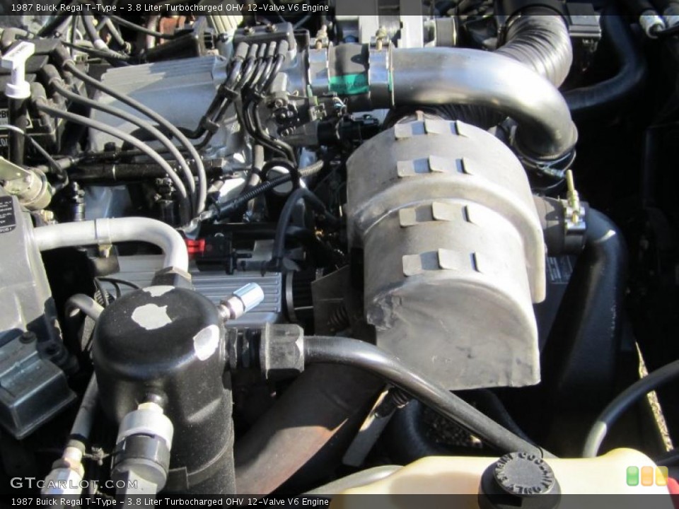 3.8 Liter Turbocharged OHV 12-Valve V6 Engine for the 1987 Buick Regal #39508380
