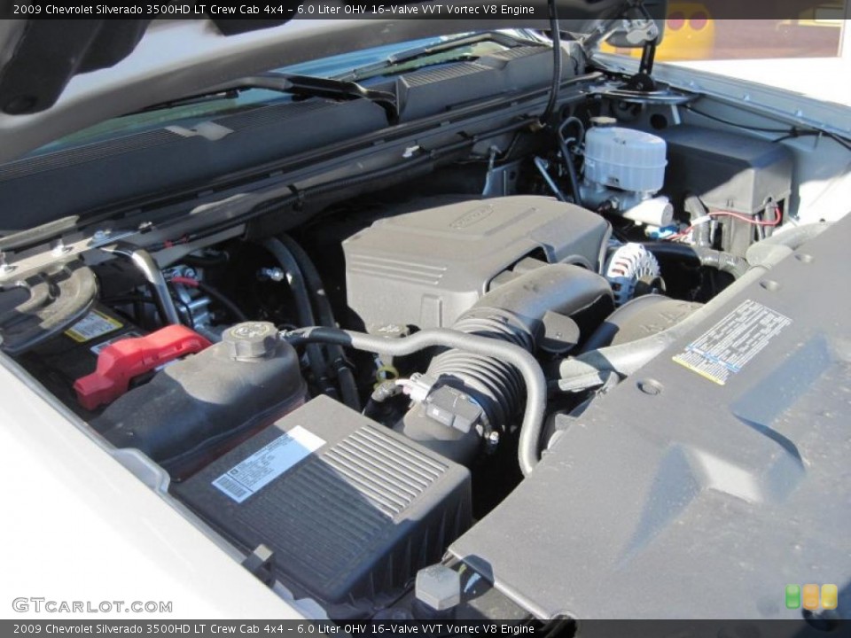 6.0 Liter OHV 16-Valve VVT Vortec V8 Engine for the 2009 Chevrolet Silverado 3500HD #39510676