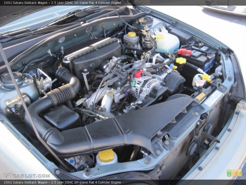 2.5 Liter SOHC 16-Valve Flat 4 Cylinder Engine for the 2001 Subaru Outback #39510844