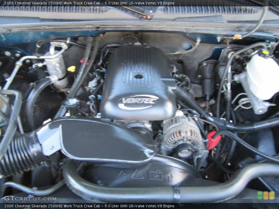 6.0 Liter OHV 16-Valve Vortec V8 Engine for the 2006 Chevrolet Silverado 2500HD #39511760