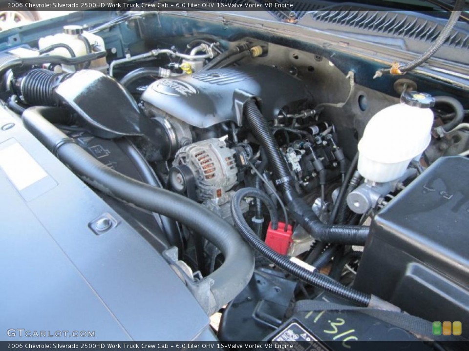 6.0 Liter OHV 16-Valve Vortec V8 Engine for the 2006 Chevrolet Silverado 2500HD #39511776
