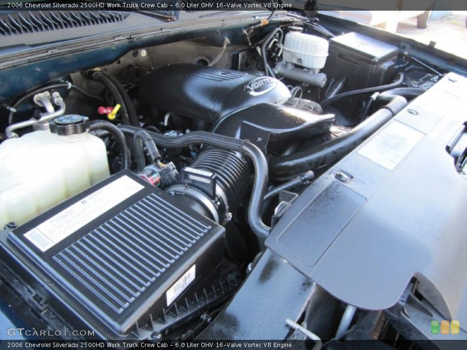 6.0 Liter OHV 16-Valve Vortec V8 Engine for the 2006 Chevrolet Silverado 2500HD #39511800