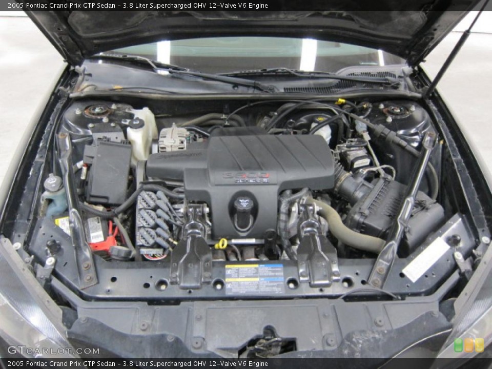 3.8 Liter Supercharged OHV 12-Valve V6 Engine for the 2005 Pontiac Grand Prix #39512212