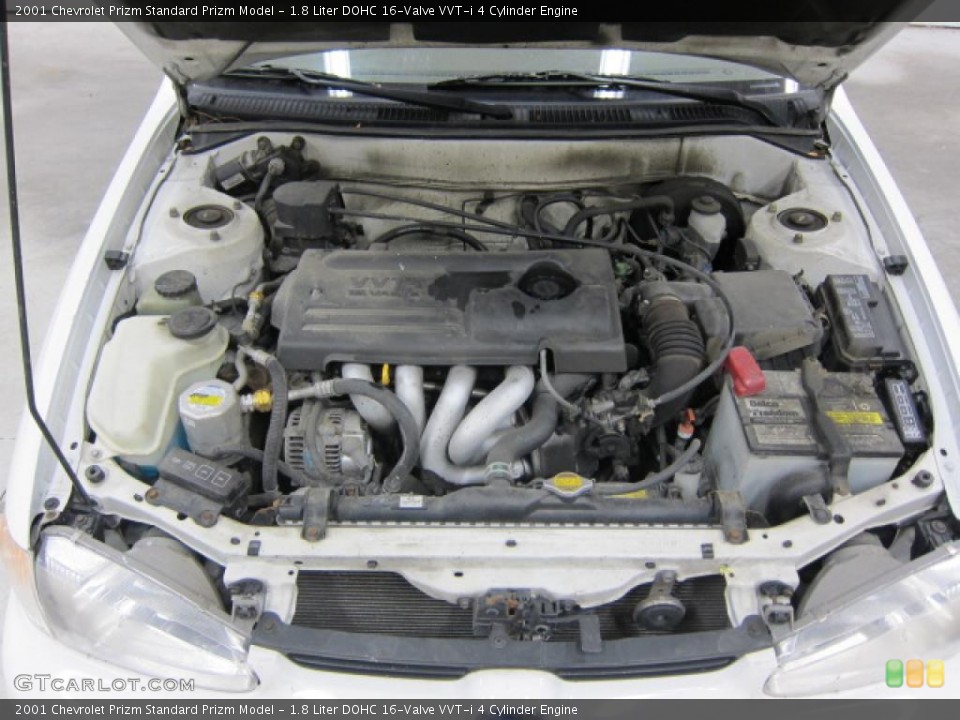 1.8 Liter DOHC 16-Valve VVT-i 4 Cylinder Engine for the 2001 Chevrolet Prizm #39513108