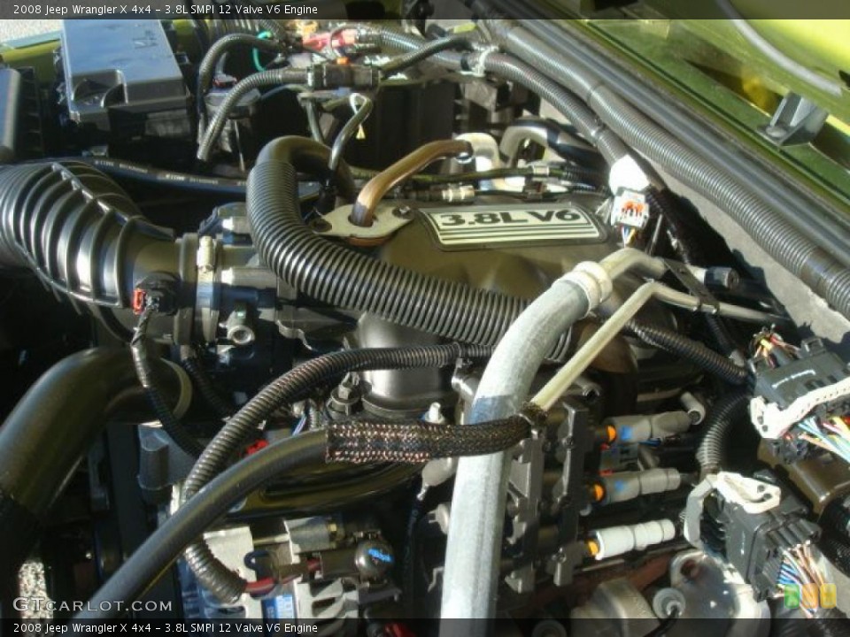 3.8L SMPI 12 Valve V6 Engine for the 2008 Jeep Wrangler #39518516