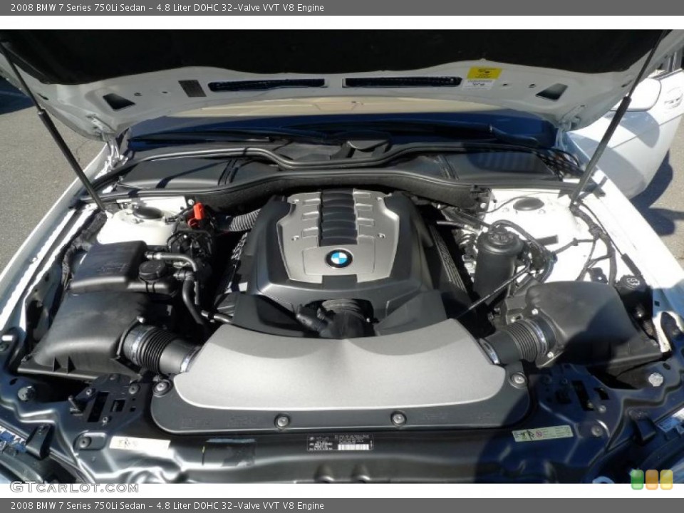 4.8 Liter DOHC 32-Valve VVT V8 Engine for the 2008 BMW 7 Series #39525933