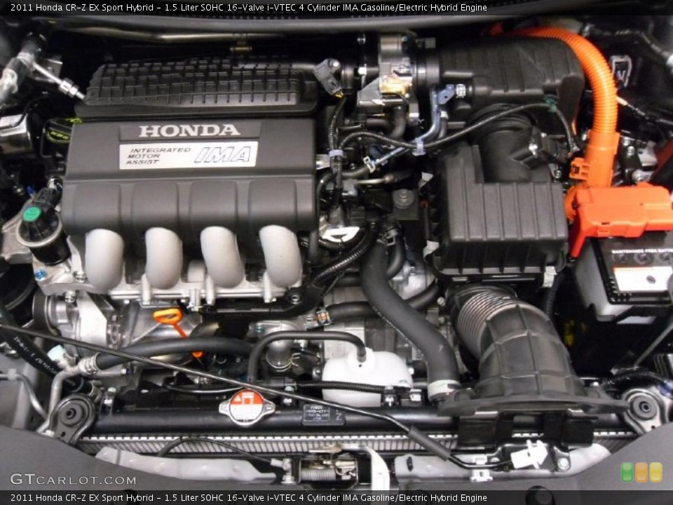 1.5 Liter SOHC 16-Valve i-VTEC 4 Cylinder IMA Gasoline/Electric Hybrid Engine for the 2011 Honda CR-Z #39528865