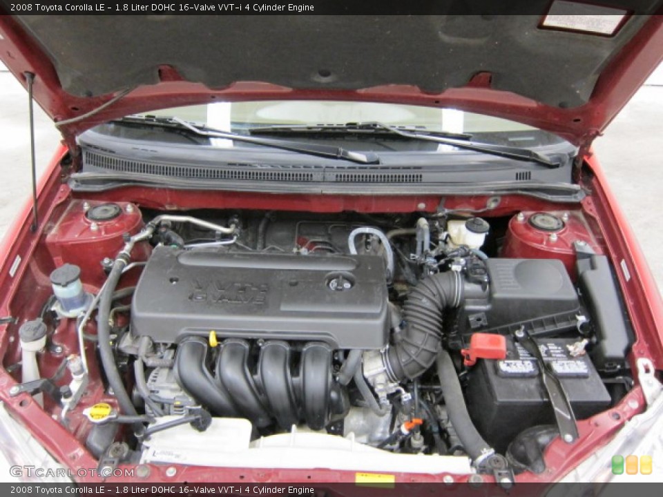 1.8 Liter DOHC 16-Valve VVT-i 4 Cylinder Engine for the 2008 Toyota Corolla #39531245