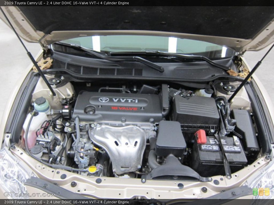 2.4 Liter DOHC 16-Valve VVT-i 4 Cylinder Engine for the 2009 Toyota Camry #39535485