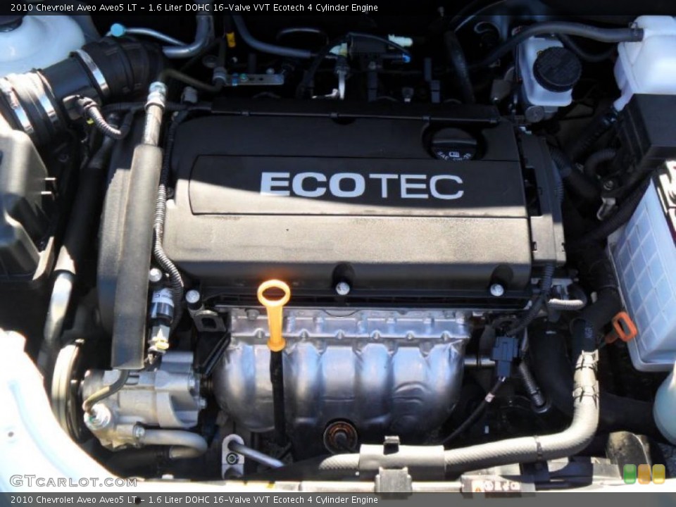 1.6 Liter DOHC 16-Valve VVT Ecotech 4 Cylinder Engine for the 2010 Chevrolet Aveo #39536297
