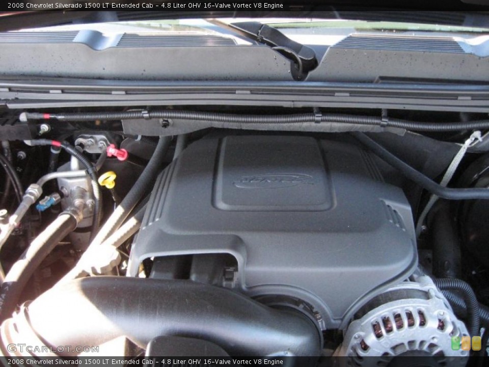 4.8 Liter OHV 16-Valve Vortec V8 Engine for the 2008 Chevrolet Silverado 1500 #39559999