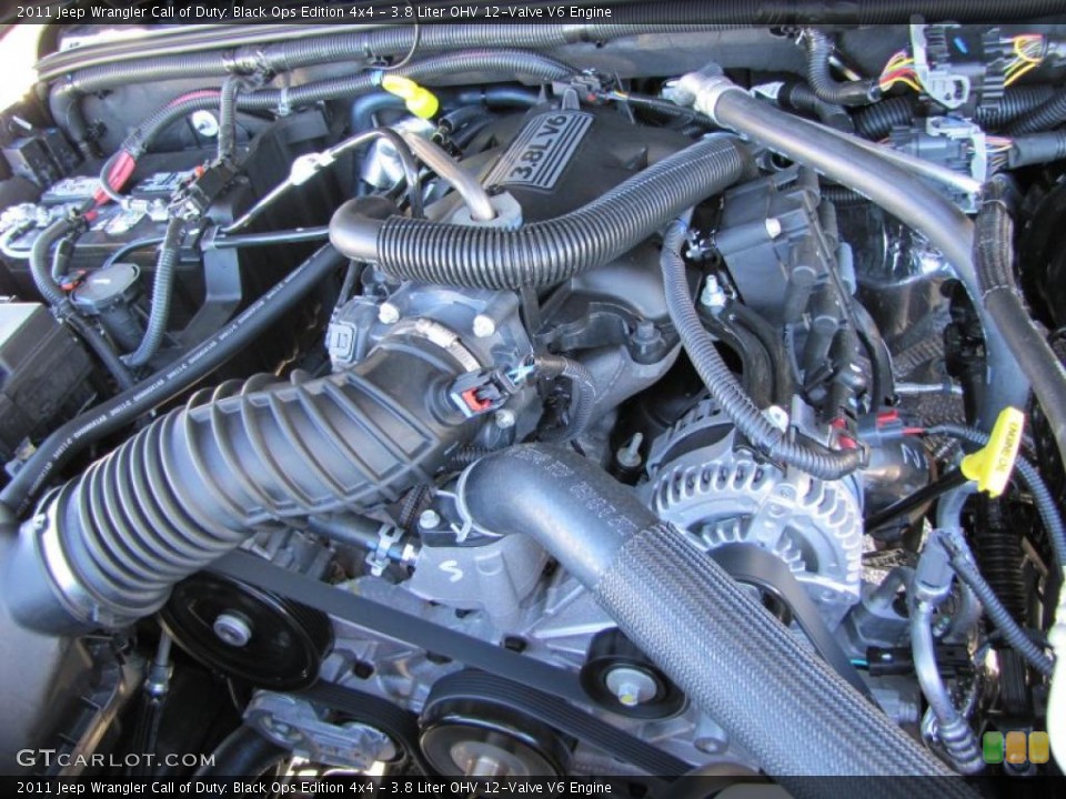 3.8 Liter OHV 12-Valve V6 Engine for the 2011 Jeep Wrangler #39586785