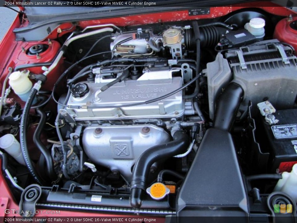 2.0 Liter SOHC 16-Valve MIVEC 4 Cylinder Engine for the 2004 Mitsubishi Lancer #39593131