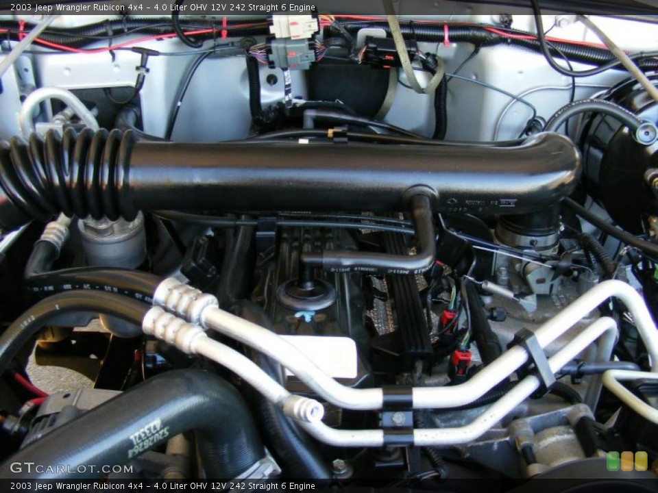 4.0 Liter OHV 12V 242 Straight 6 Engine for the 2003 Jeep