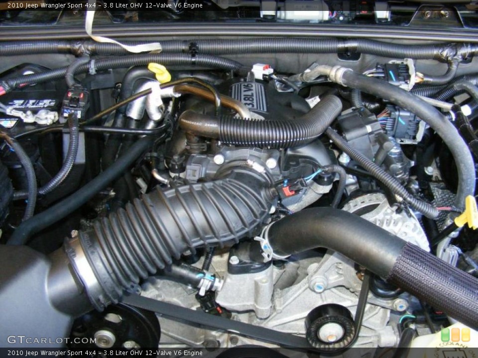 3.8 Liter OHV 12-Valve V6 Engine for the 2010 Jeep Wrangler #39599498