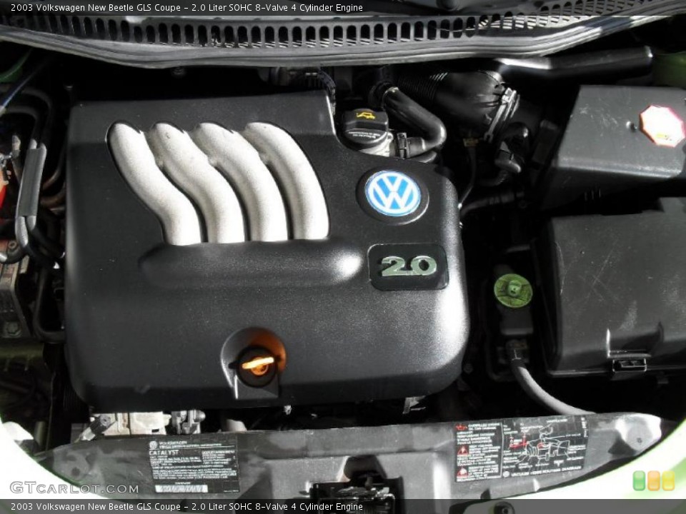 2.0 Liter SOHC 8-Valve 4 Cylinder Engine for the 2003 Volkswagen New Beetle #39603733