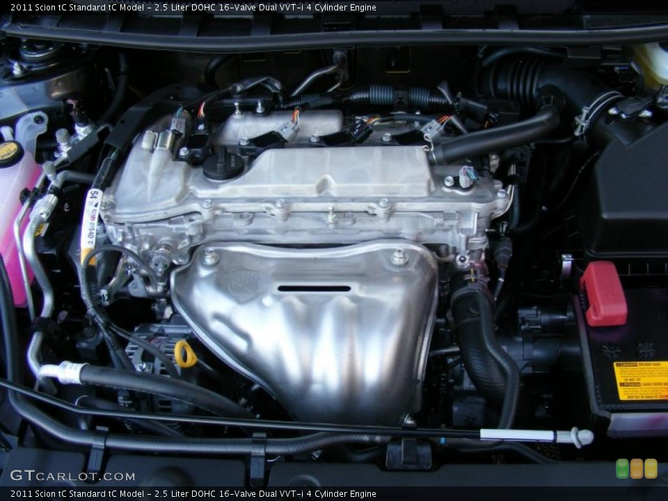 2.5 Liter DOHC 16-Valve Dual VVT-i 4 Cylinder Engine for the 2011 Scion tC #39615589