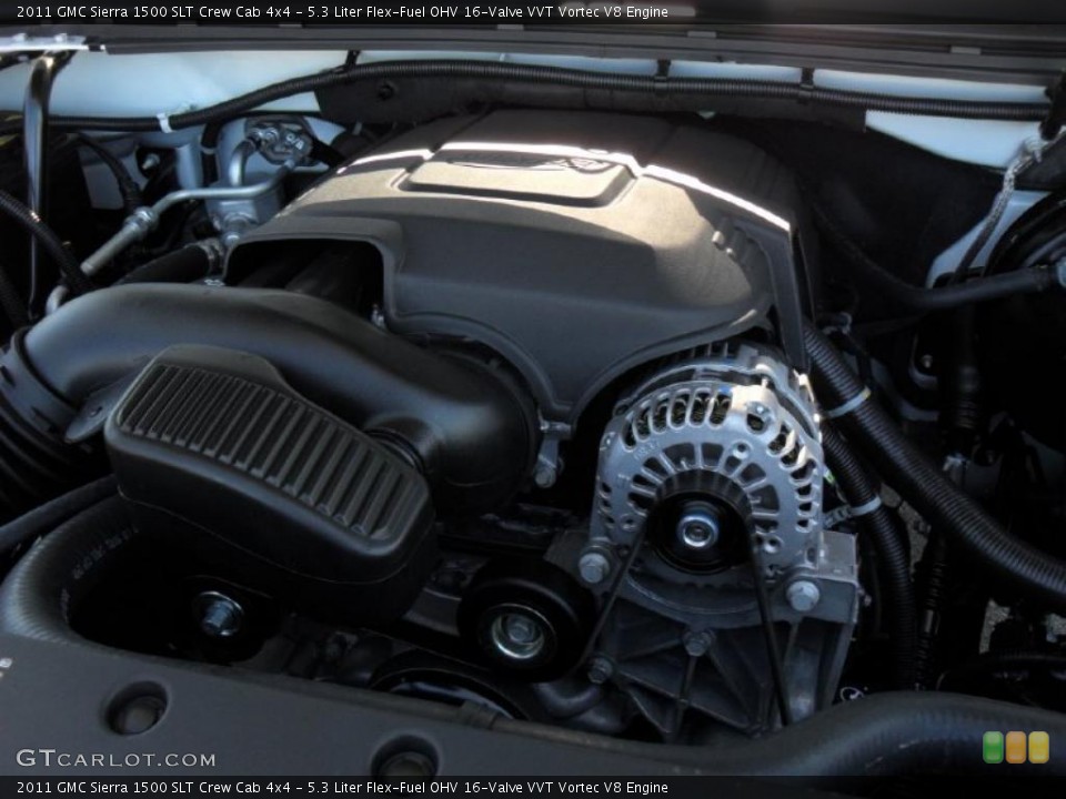 5.3 Liter Flex-Fuel OHV 16-Valve VVT Vortec V8 Engine for the 2011 GMC Sierra 1500 #39619893