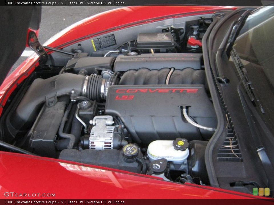6.2 Liter OHV 16-Valve LS3 V8 Engine for the 2008 Chevrolet Corvette #39621810
