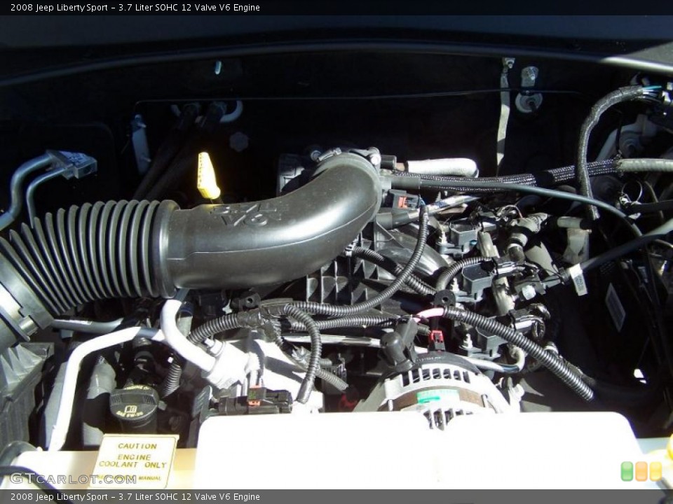 3.7 Liter SOHC 12 Valve V6 Engine for the 2008 Jeep Liberty #39622638