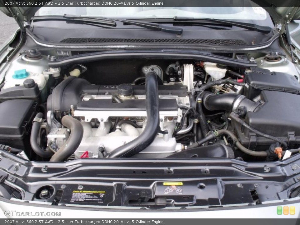 2.5 Liter Turbocharged DOHC 20-Valve 5 Cylinder Engine for the 2007 Volvo S60 #39627118
