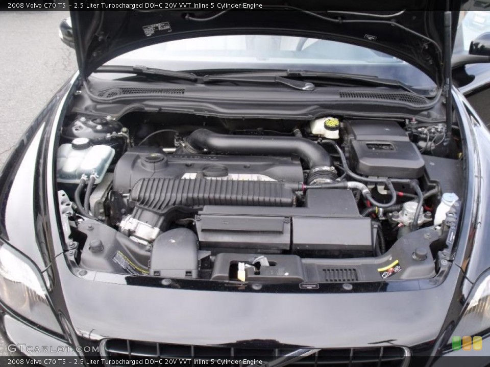 2.5 Liter Turbocharged DOHC 20V VVT Inline 5 Cylinder Engine for the 2008 Volvo C70 #39627482