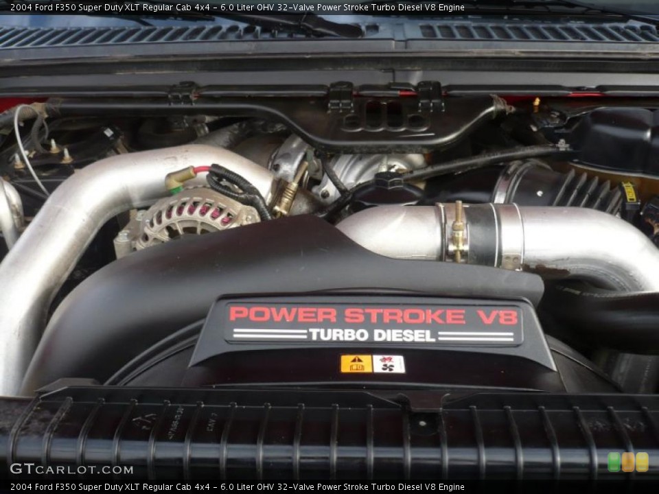 6.0 Liter OHV 32-Valve Power Stroke Turbo Diesel V8 Engine for the 2004 Ford F350 Super Duty #39632606